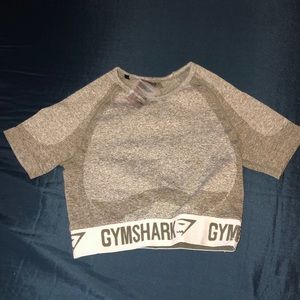 Green gymshark crop top in size xs.